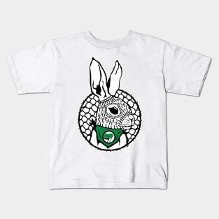 Rabbit Antifa Animal Liberation Front Kids T-Shirt